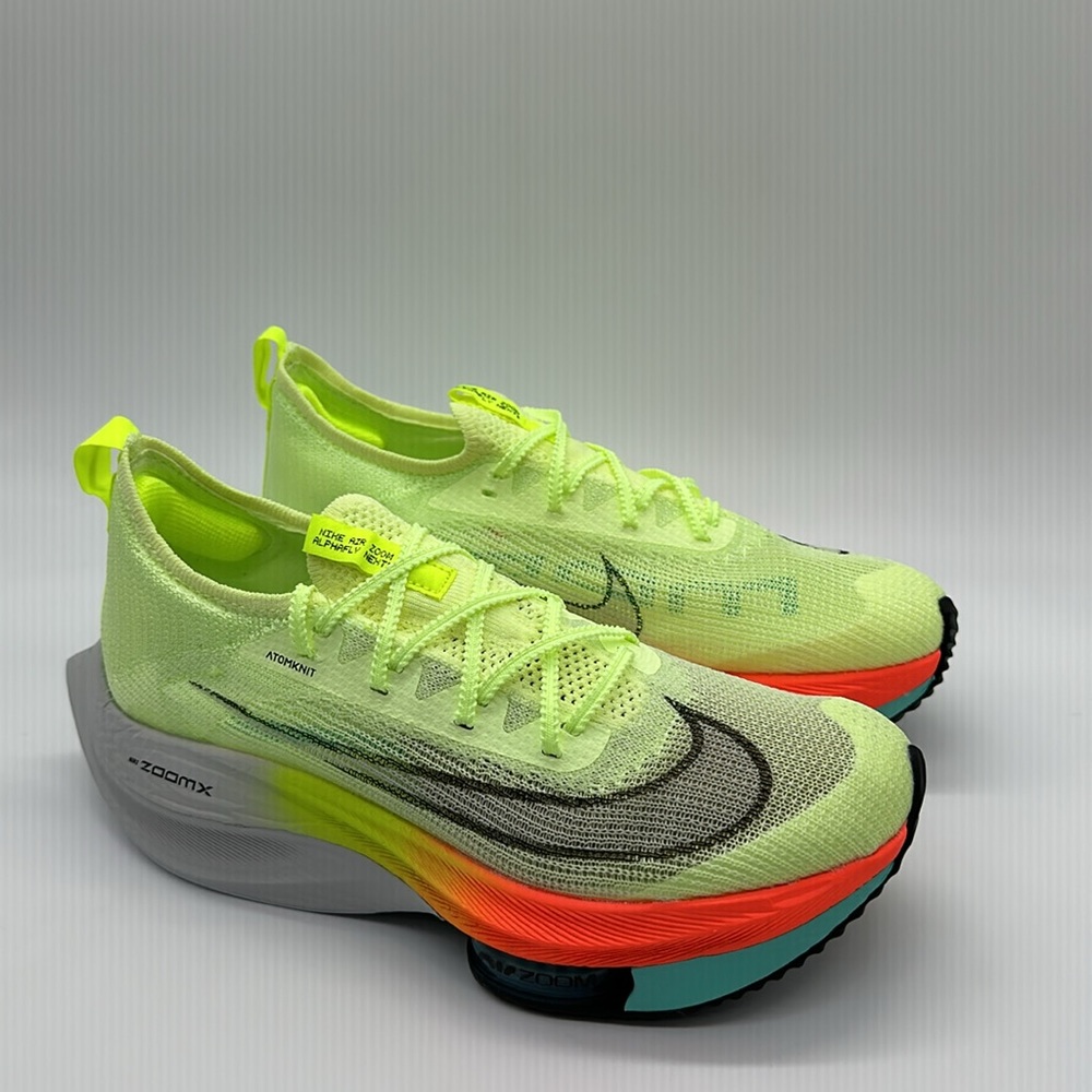 New Mens Nike Air Zoom Alphafly Next% Barley Volt Running Trainer CI9925-700 NIB - Picture 3 of 6